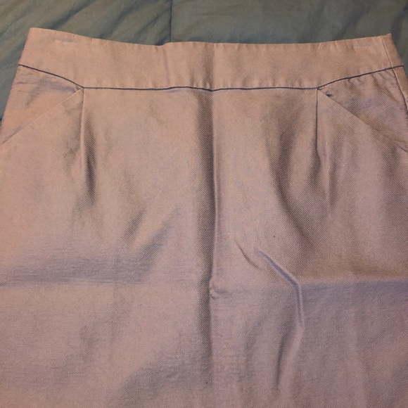 JCREW Lavender Pencil Skirt - Picture 3 of 9